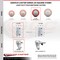 Service Caster 4 Inch Red Poly Wheel Swivel 3/4 Inch Square Stem Caster Set with Brake SCC SCC-SQ20S414-PPUB-RED-TLB-34-4 - alternate 2